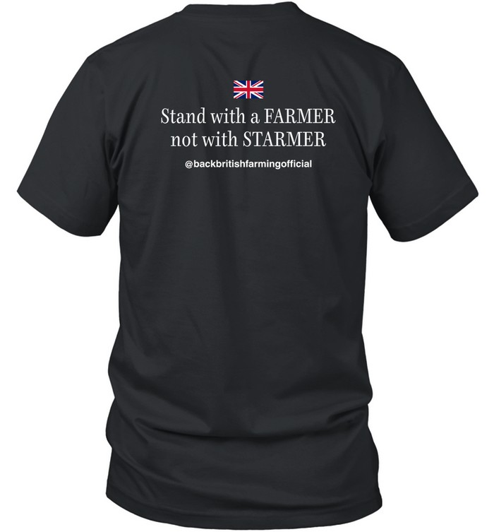 Darren Grimes Stand With A Farmer Not With Starmer Shirt   Custom prints store   T-shirts  mugs  face masks  posters