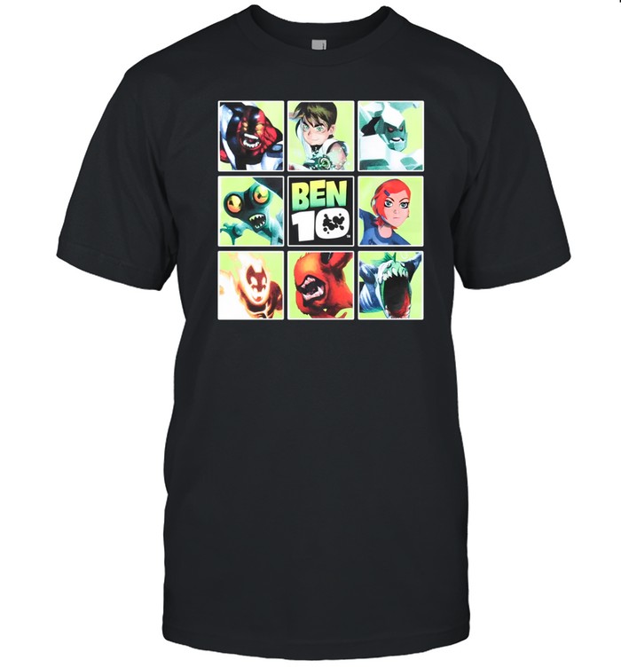 Limted Ben 10 Alien Forms Panels Shirt Custom prints store T-shirts mugs face masks posters