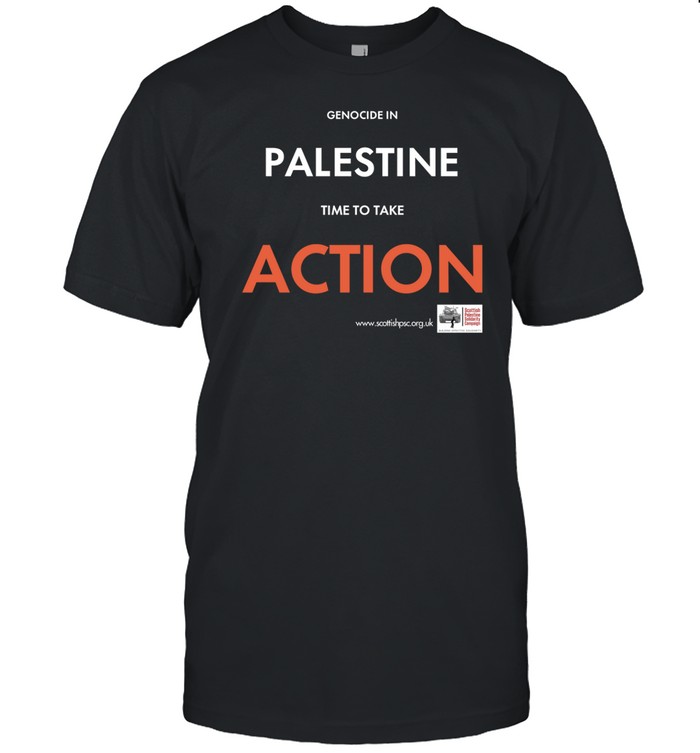Genocide In Palestine Time To Take Action T Shirt   Custom prints store   T-shirts  mugs  face masks  posters
