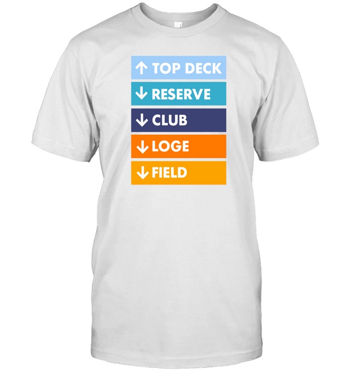 Top Deck Reserver Club Loge Field T-Shirt  Hoodie  Tank Top  Sweater And Long Sleeve T-Shirt-Unisex T-Shirt   Custom prints store   T-shirts  mugs  face masks  posters