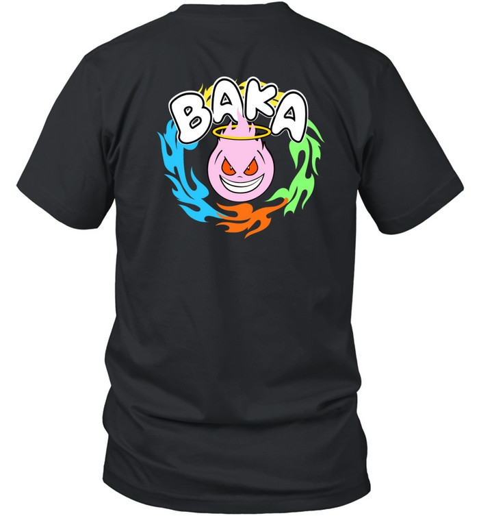 Baka Flame T Shirt Custom prints store T-shirts mugs face masks posters