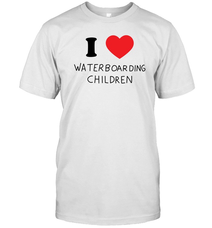 I Love Waterboarding Children Tee Shirt   Custom prints store   T-shirts  mugs  face masks  posters