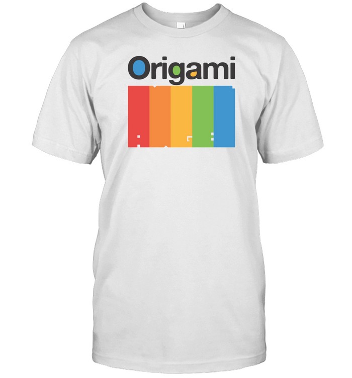 Origami Spectrum Tee Shirt   Custom prints store   T-shirts  mugs  face masks  posters