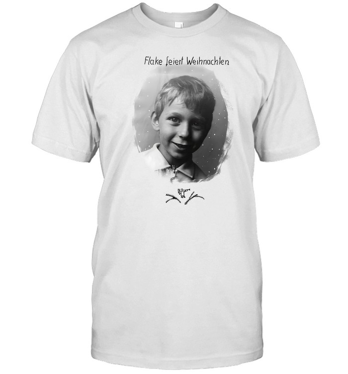 Flake Feiert Weihnachten Happy Xmas T Shirt Custom prints store T-shirts mugs face masks posters