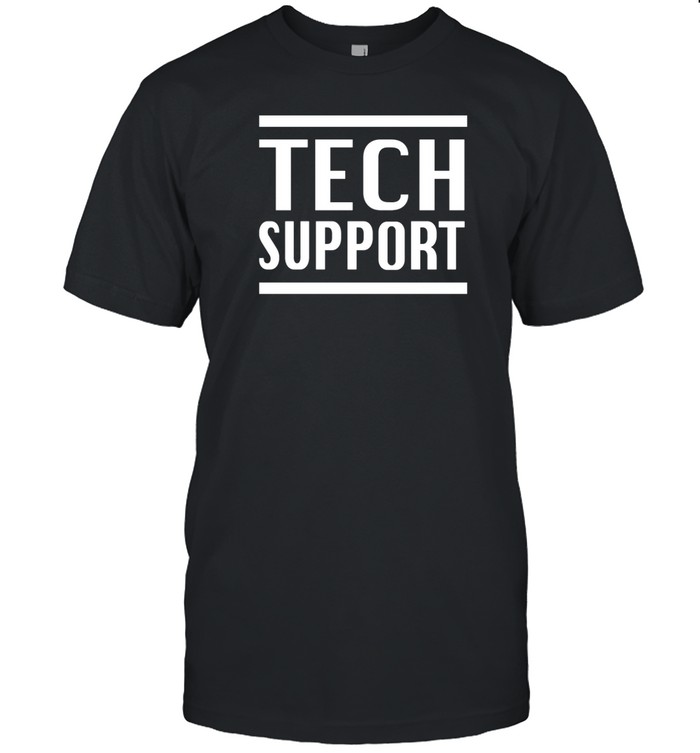 Elon Musk Wearing Tech Support T Shirt