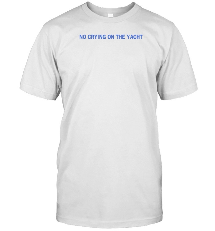 Simonebiles Wearing No Crying On The Yacht T Shirt