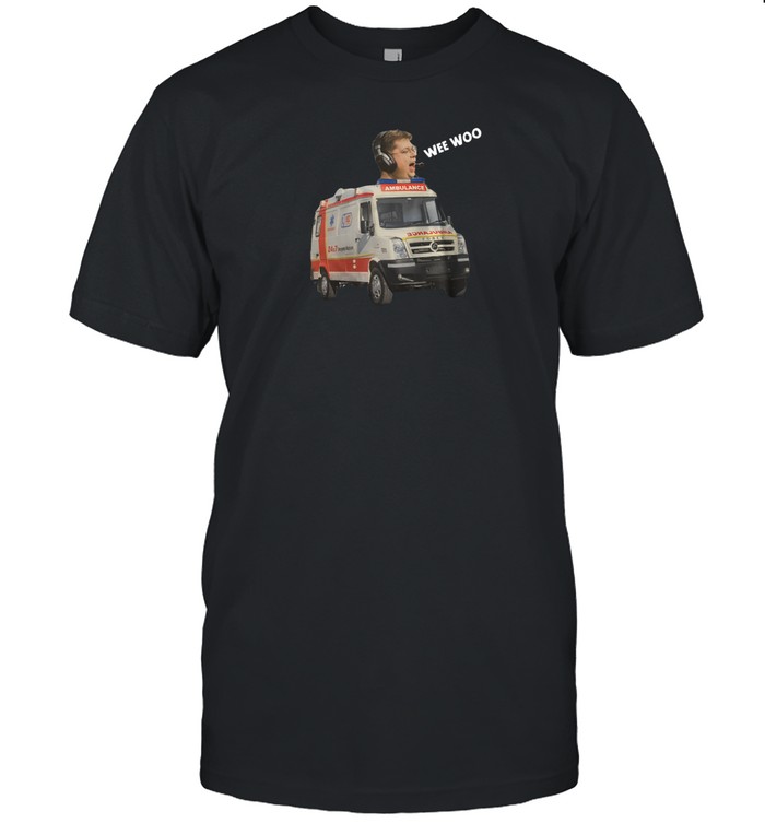 Karrigan Ambulance Wee Woo Tee   Custom prints store   T-shirts  mugs  face masks  posters