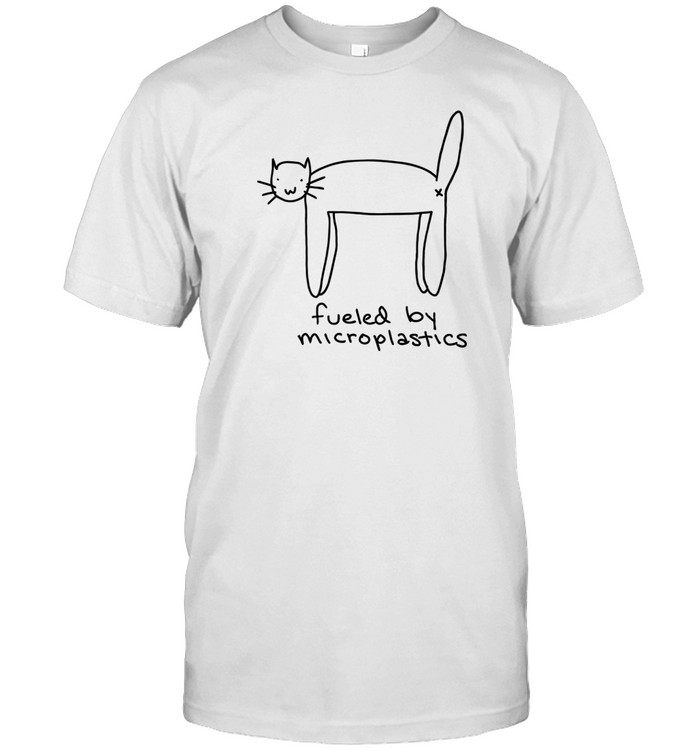 Fueled By Microplastics Cat T-Shirt   Custom prints store   T-shirts  mugs  face masks  posters