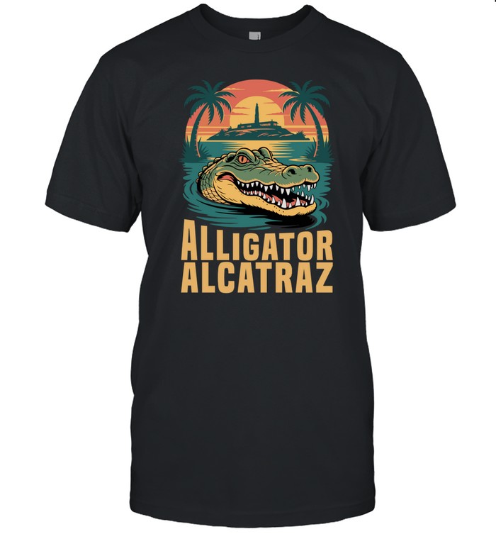 Clown World Alligator Alcatraz T Shirt   Custom prints store   T-shirts  mugs  face masks  posters