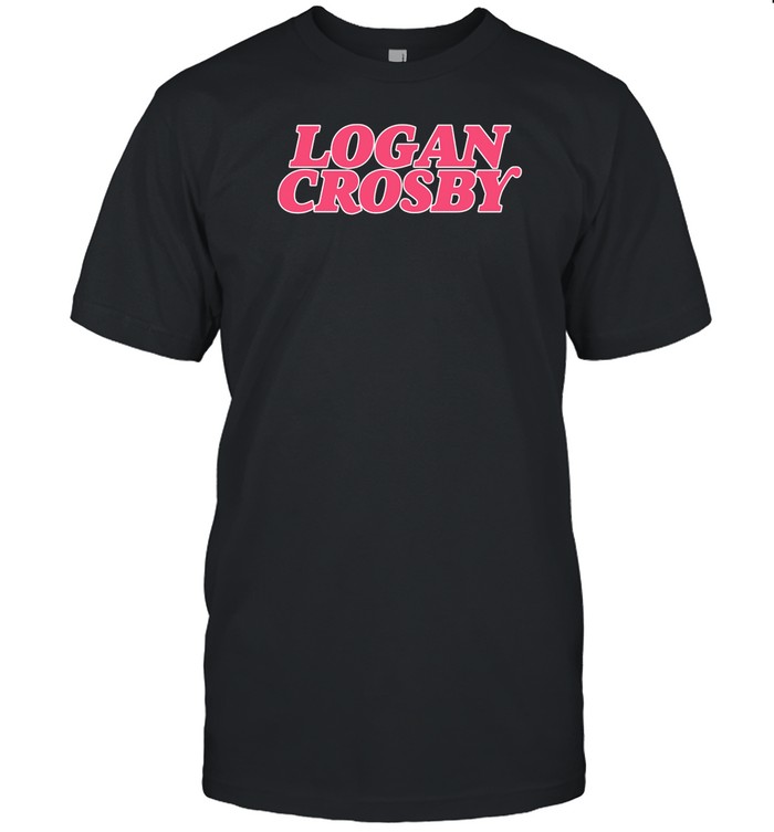 Logan Crosby Pink Lettering Tee