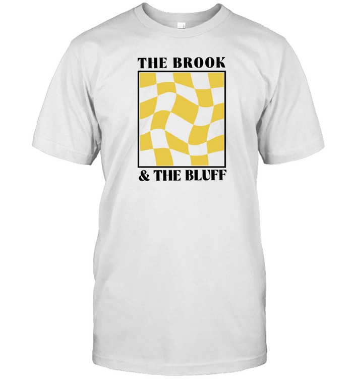 Limted The Brook & The Bluff Wavy Yellow Checkered Shirt Custom prints store T-shirts mugs face masks posters