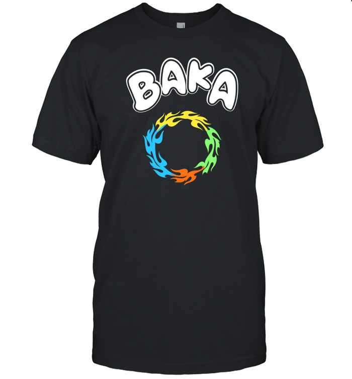 Baka Flame Shirt Custom prints store T-shirts mugs face masks posters