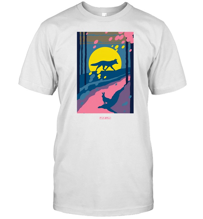 Chrispackham Fox And Hare Love Life Tee
