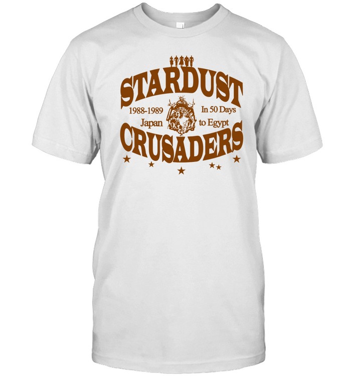 Stardust Crusaders 1988 1989 Japan In 50 Days To Egypt Shirt   Custom prints store   T-shirts  mugs  face masks  posters