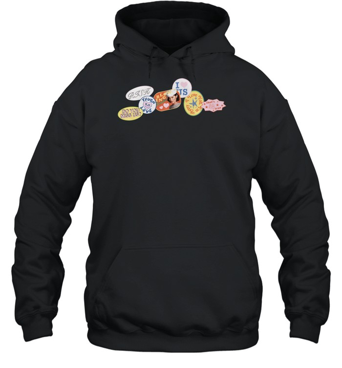 The Secret Of Us Sticker Design Black Hoodie   Custom prints store   T-shirts  mugs  face masks  posters