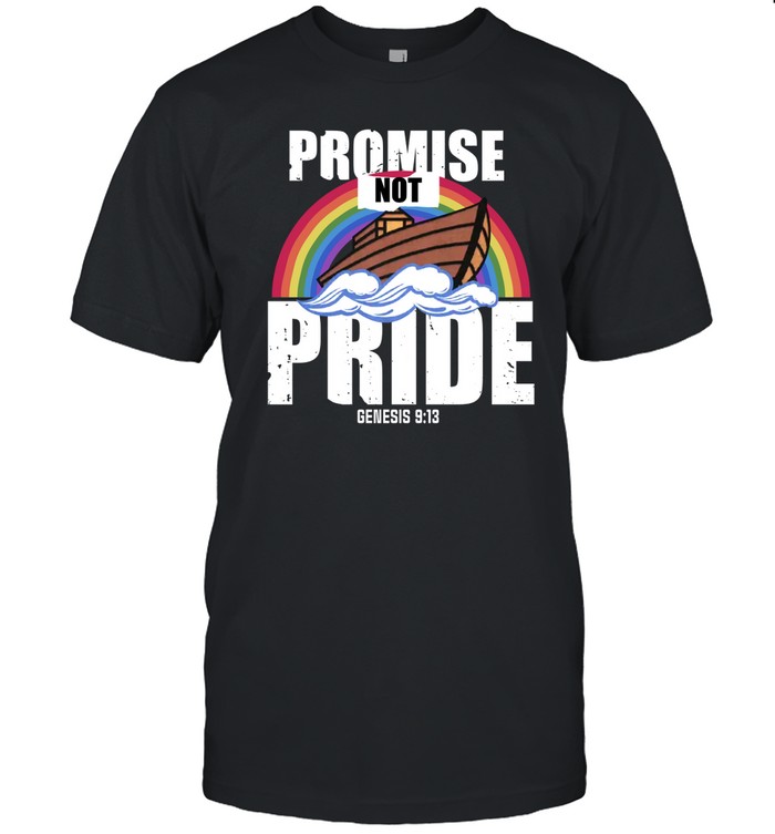 Bryson Gray Promise Not Pride Genesis 9 13 Tee   Custom prints store   T-shirts  mugs  face masks  posters