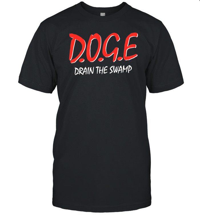 Doge Drain The Swamp Tee   Custom prints store   T-shirts  mugs  face masks  posters