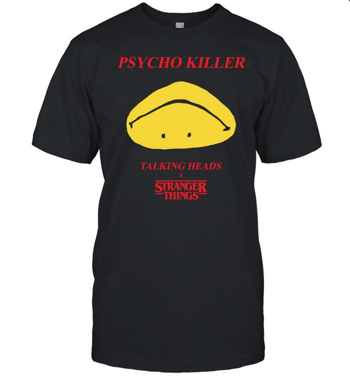 Stranger Things X Talking Heads Psycho Killer Tee Shirt