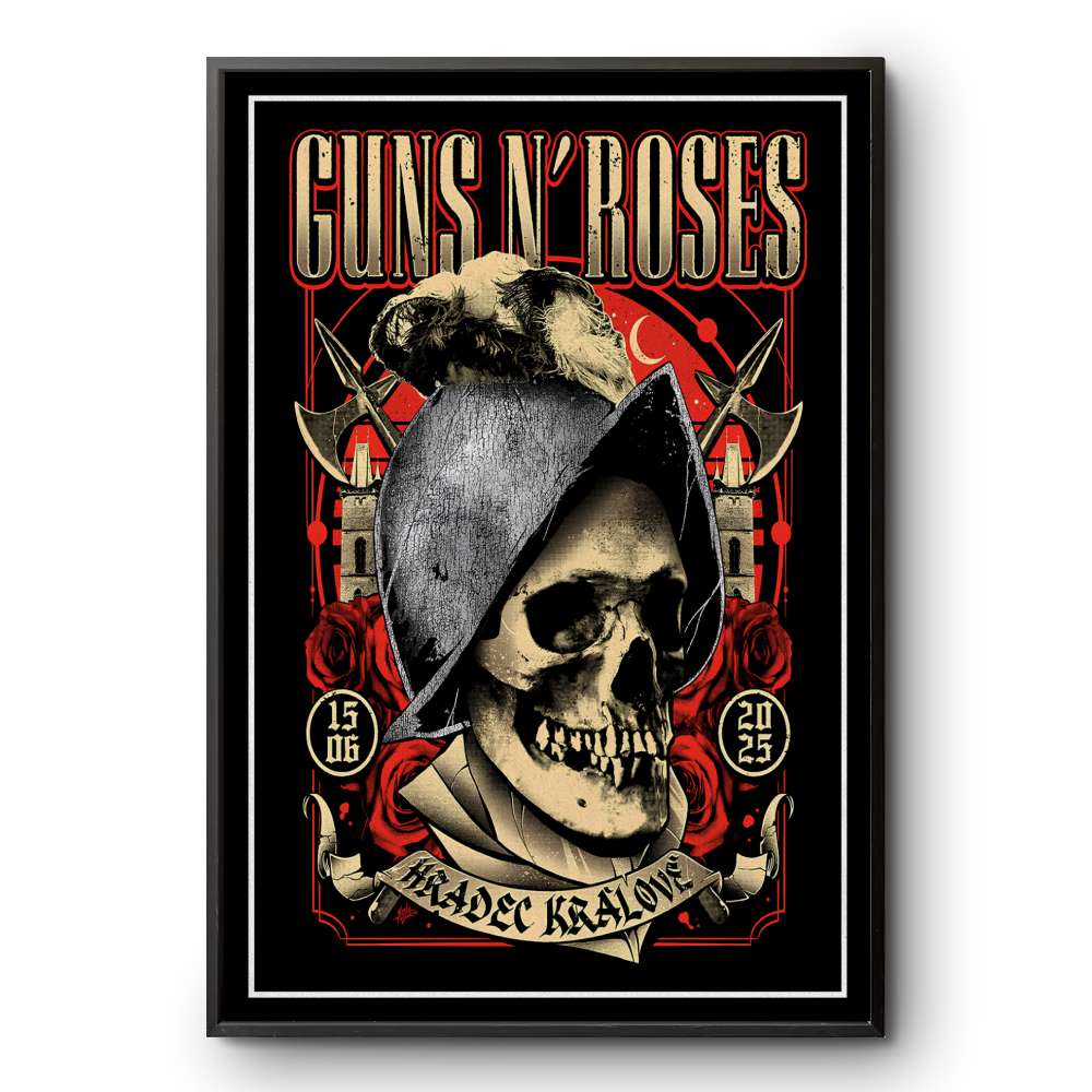 Guns n' Roses 2025年限定 リトグラフ ポスター200枚限定