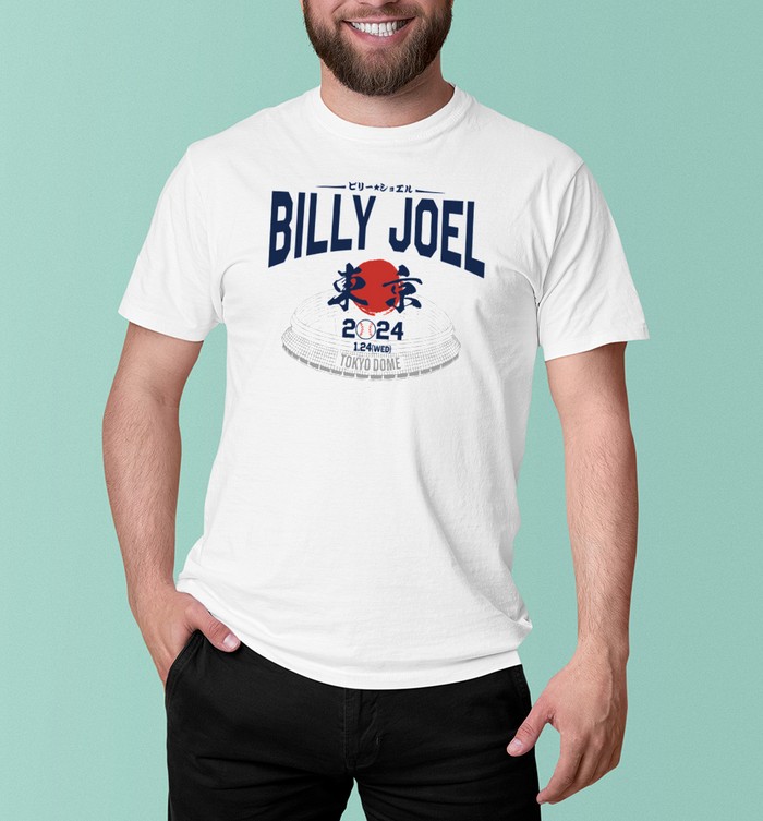Billy Joel 1-24-24 Tokyo Dome Japan Event T-Shirt | Custom