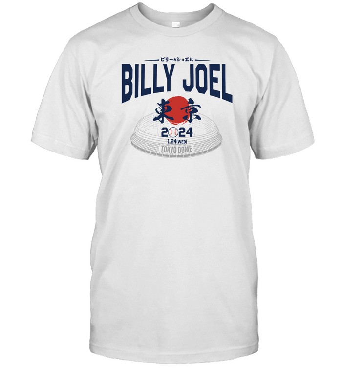 Billy Joel 1-24-24 Tokyo Dome Japan Event T-Shirt | Custom