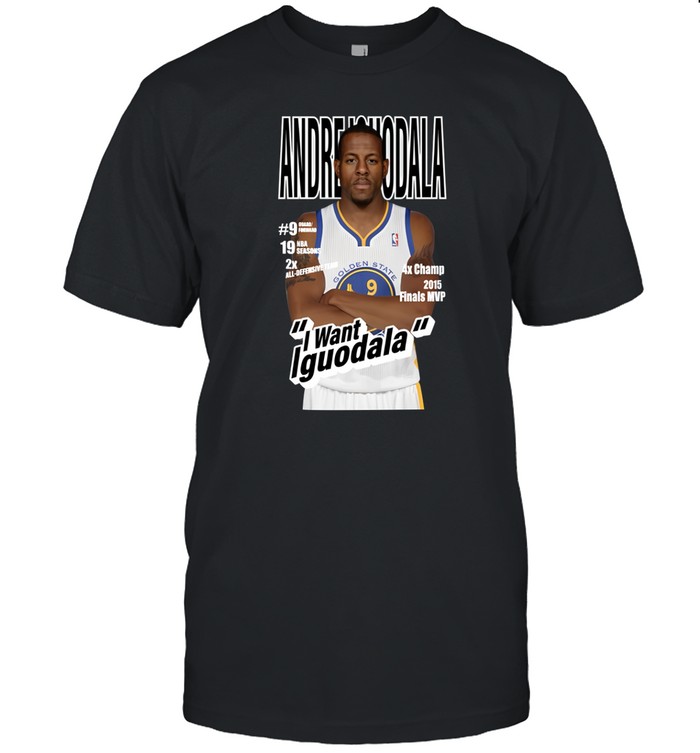 Stephen Curry Wearing Andre Iguodala I Want Iguodala Shirt
