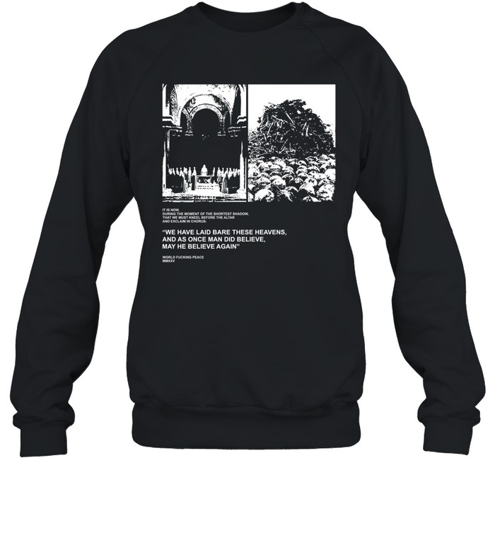 World Fucking Peace Laid Bare Sweatshirt