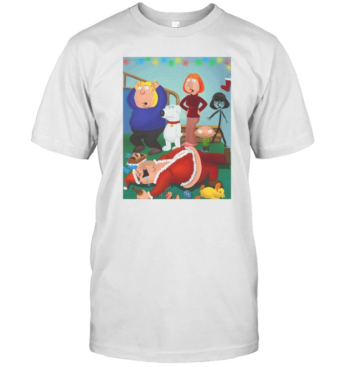 Doozy Comics Family Guy Christmas Tee Shirt