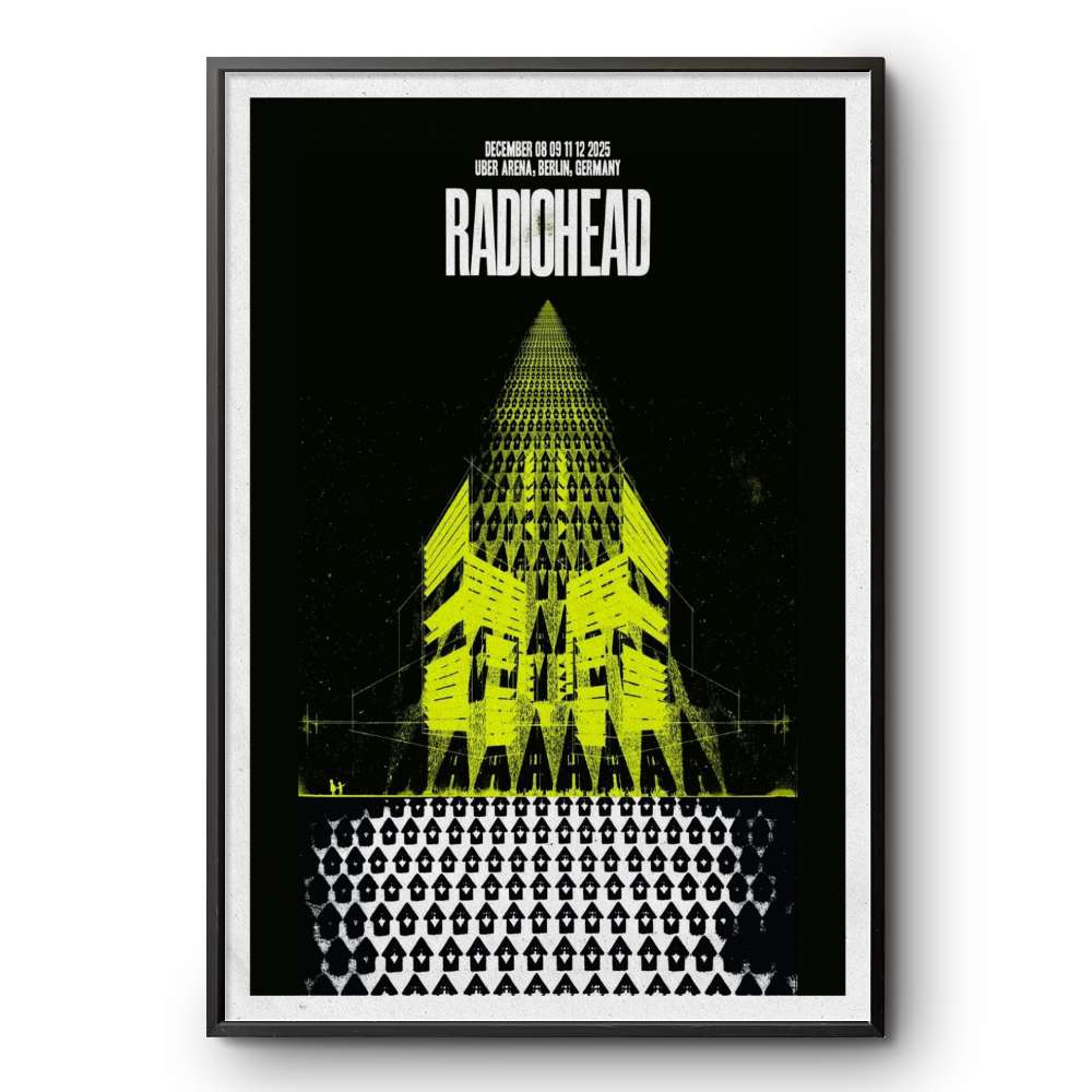 Radiohead Tour Berlin 2025 Poster | Custom prints store | T