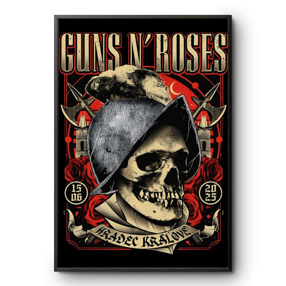 Guns N' Roses ポスター GUNS AND ROSES - APPETITE FOR DESTRUCTION - APOLLO THEATRE