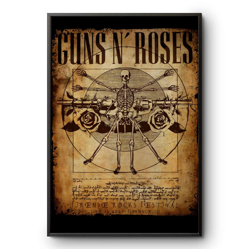Guns N' Roses Poster VIP | Custom prints store | T-shirts