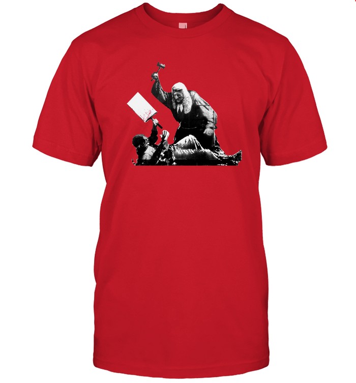 Banksy Royal Courts of Justice mural t shirt