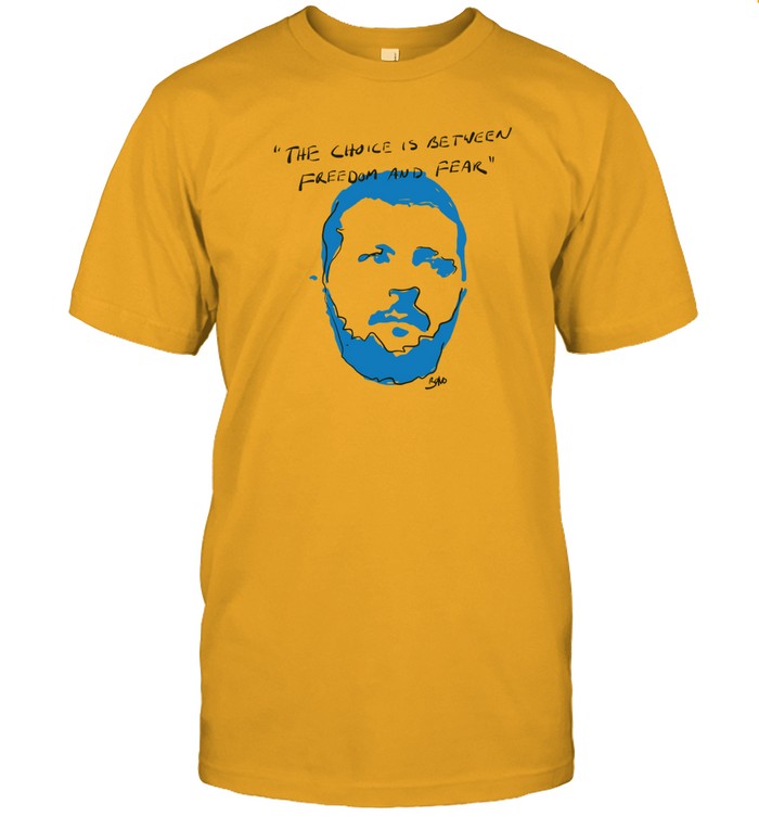 Zelenskyy the choice is between freedom and fear shirt
