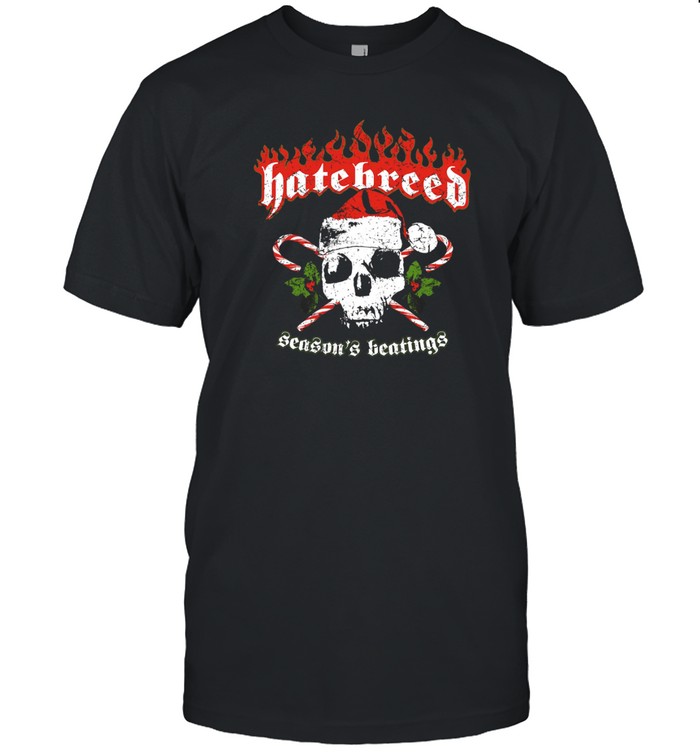 Hatebreed Holiday 2025 Season’s Beatings t shirt