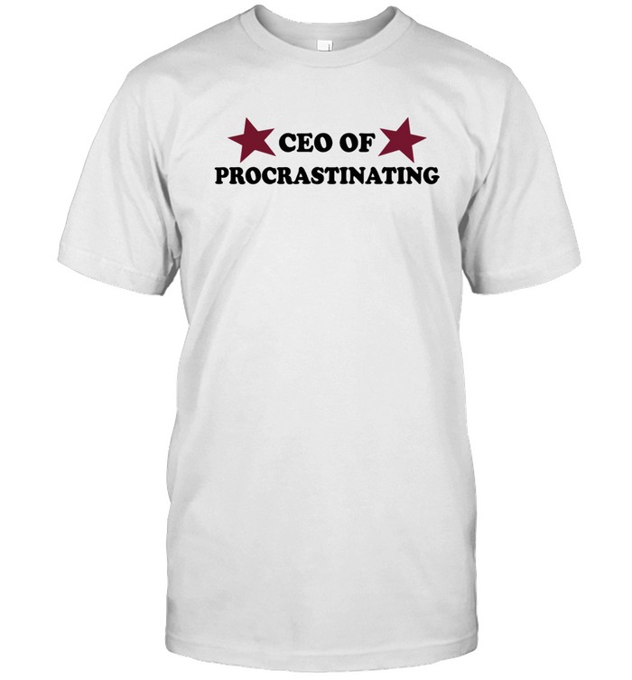chaewon archive ceo of procrastinating t shirt