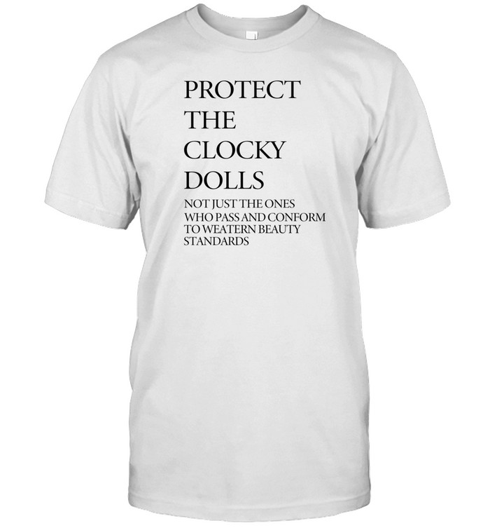 Protect The Clocky Dolls Tee   Custom prints store   T-shirts  mugs  face masks  posters