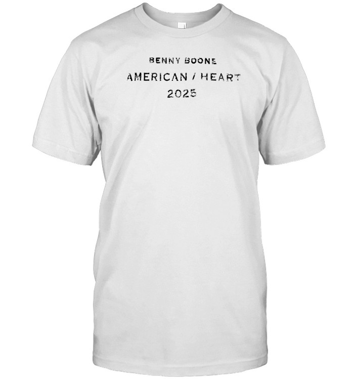 Benny Boone American Heart 2025 Shirts   Custom prints store   T-shirts  mugs  face masks  posters