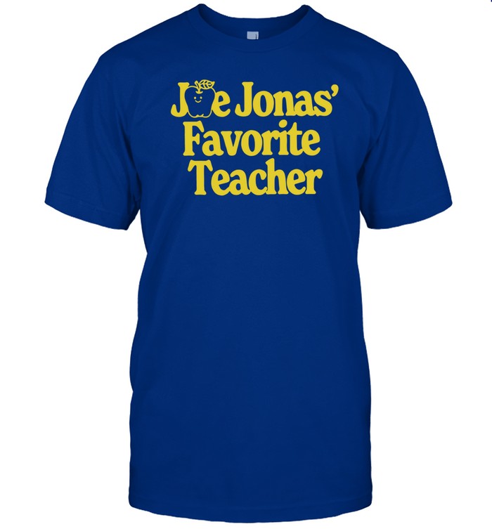 Limited Joe Jonas Favorite Teacher Tee   Custom prints store   T-shirts  mugs  face masks  posters
