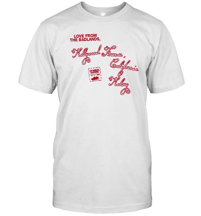 Love From Badlands Halsey T Shirt   Custom prints store   T-shirts  mugs  face masks  posters