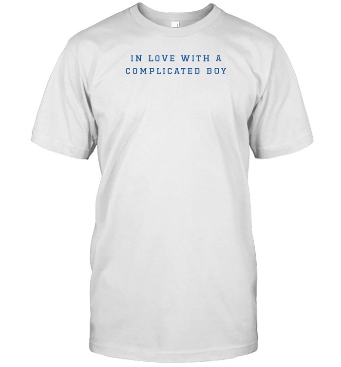 In Love With A Complicated Boy T Shirt   Custom prints store   T-shirts  mugs  face masks  posters