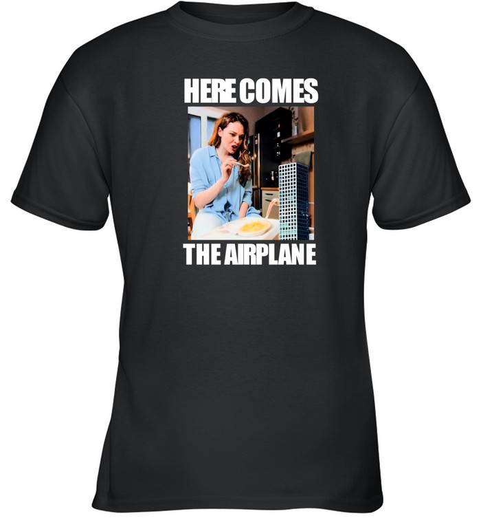 Bruhtees Here Comes Airplane Tee Shirt