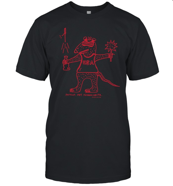 Patriot Pet Possum Keith T Shirt   Custom prints store   T-shirts  mugs  face masks  posters