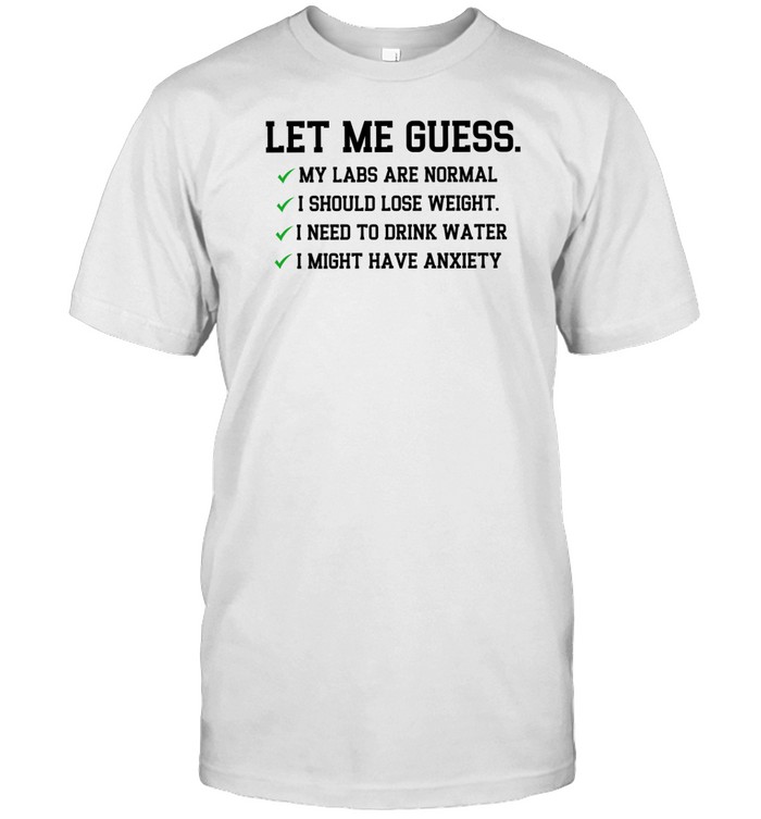 Limted Let Me Guess My Labs Normal I Should Weight Shirt