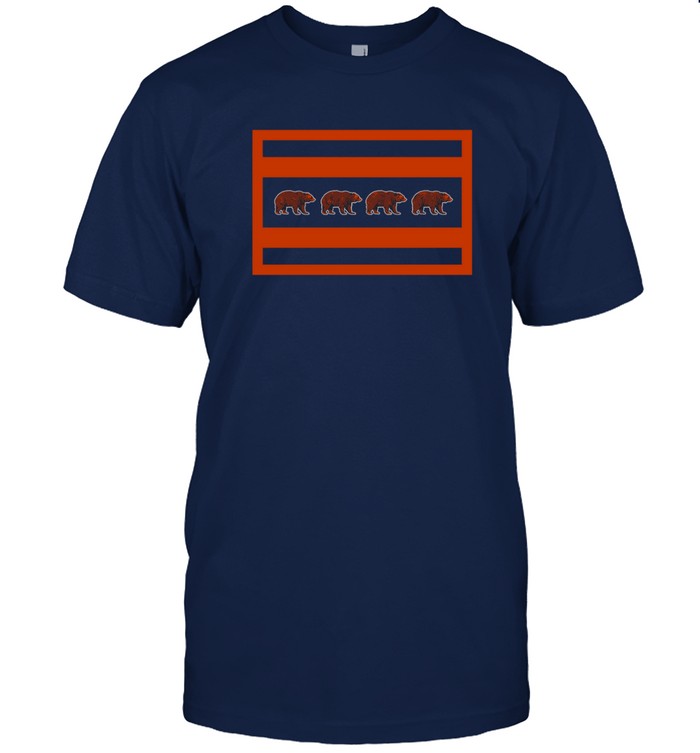Hoge and Jahns Flag Chicago Bears Football Sports shirt