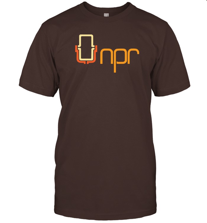 NPR '70s Full Color Logo Tee – A Retro Statement for Public Radio Fans | JulyClothing