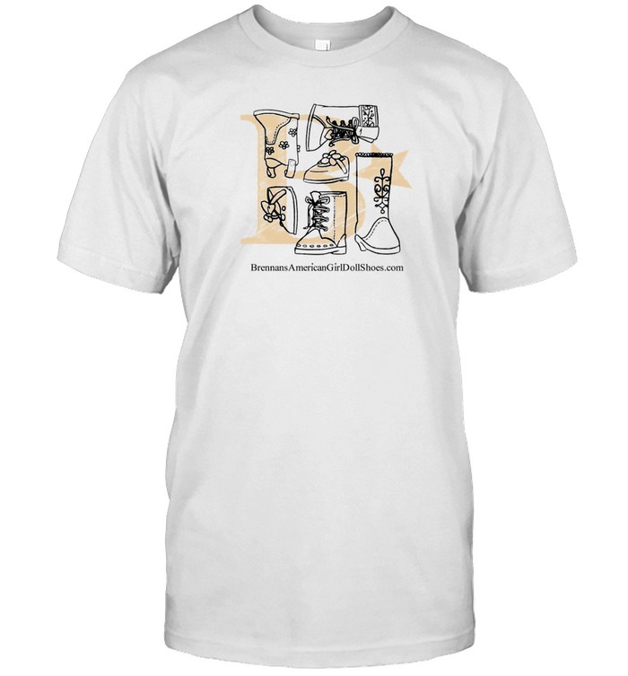 Brennan American Girl Doll Shoe Dot Com Tee Shirt