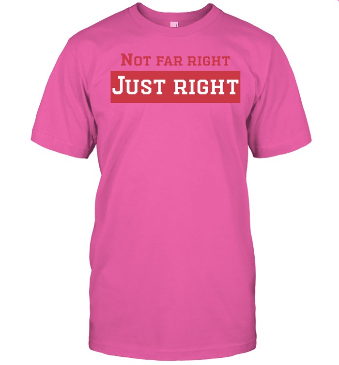 David Atherton Lani Lala Wearing Not Far Right Just Right Tee