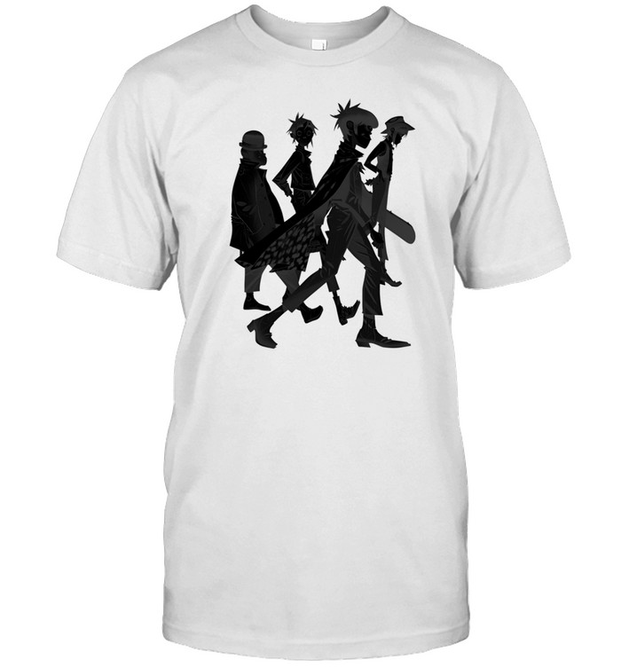 Limted Gorillaz Shadows Shirt   Custom prints store   T-shirts  mugs  face masks  posters
