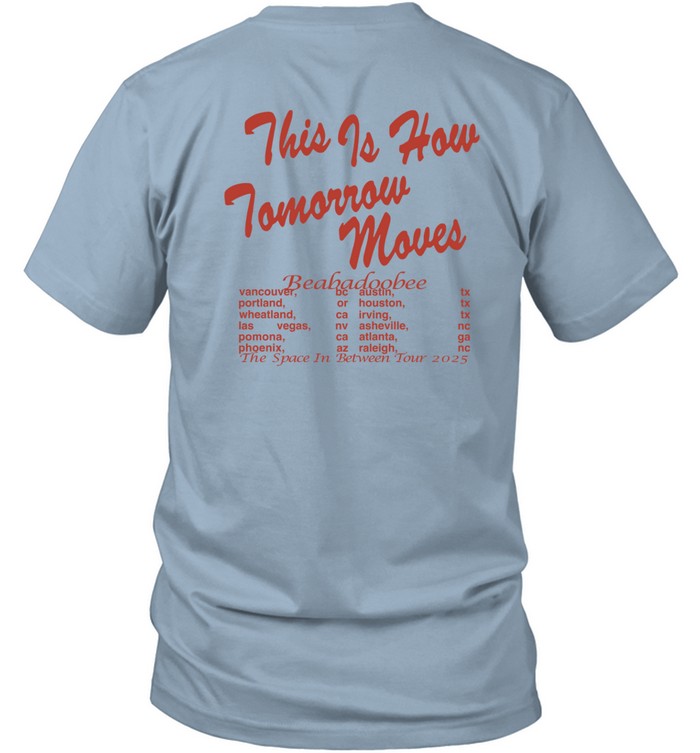 Radvxz Beabadoobee This Is How Tomorrow Moves The Space In Between Tour 2025 Shirt