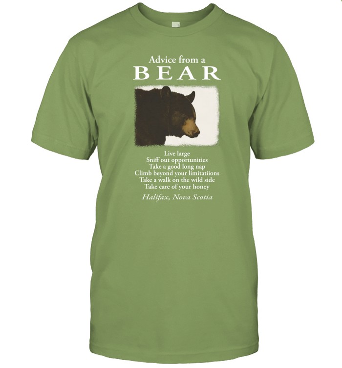 Gabrielle Drolet Advice From A Bear Live Large Sniff Out Opportunities Tee